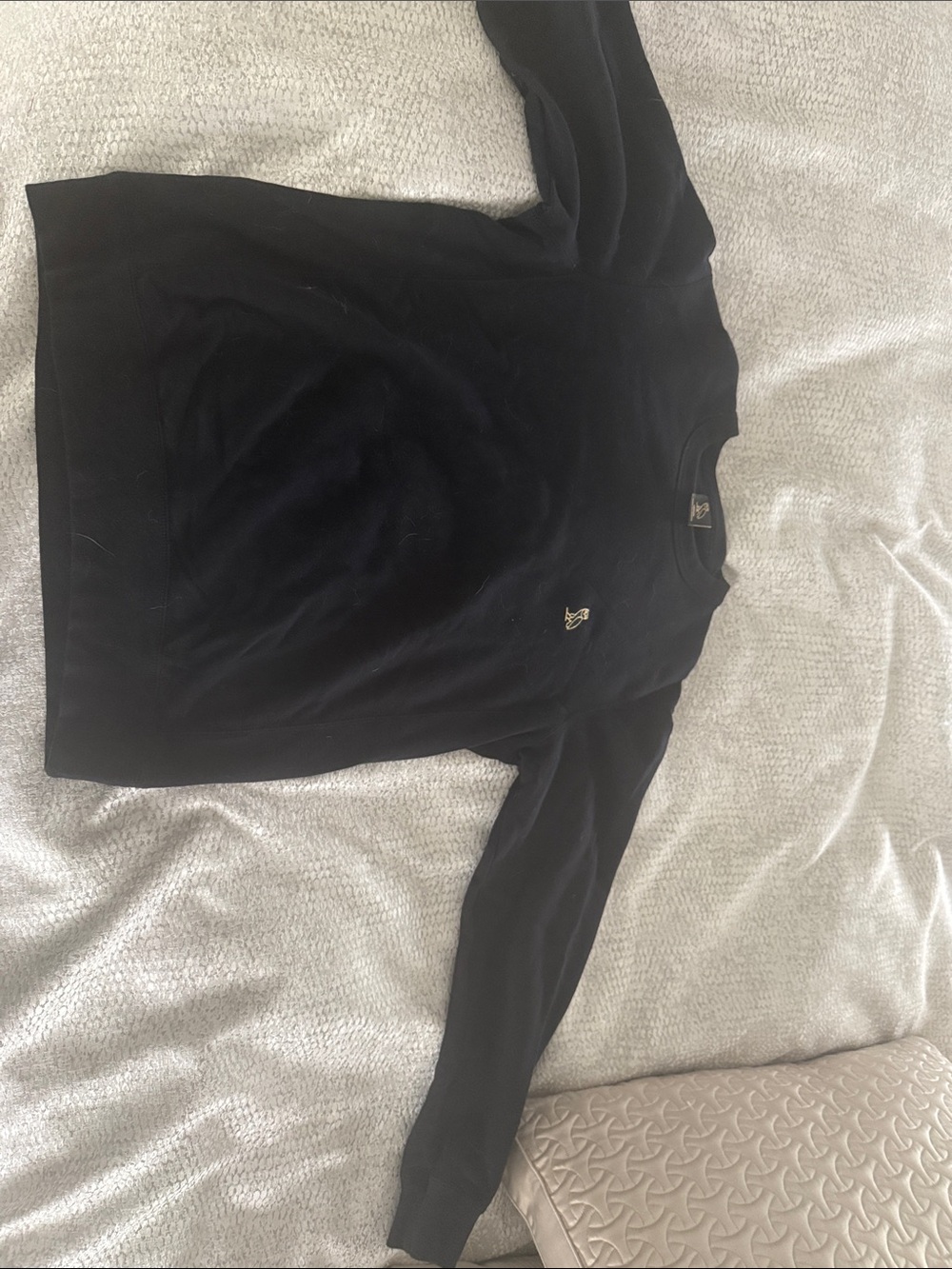 OVO Black Crewneck Sweatshirt with Gold Owl Emblem